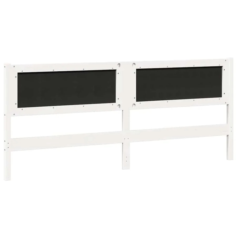 Tête de lit Autre Blanc 180 cm Bois massif en pin - 6