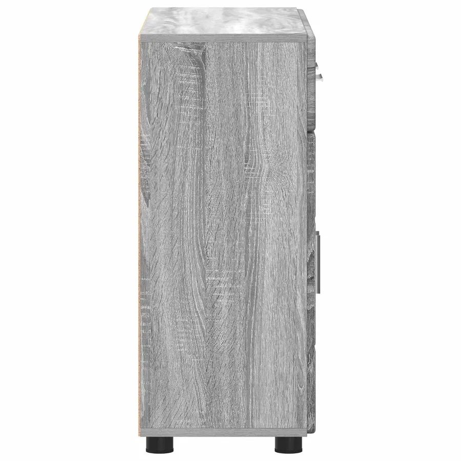 Buffet FLORIN Gris Sonoma 88,5 x 30,5 x 73 cm Bois d'ingénierie - 7