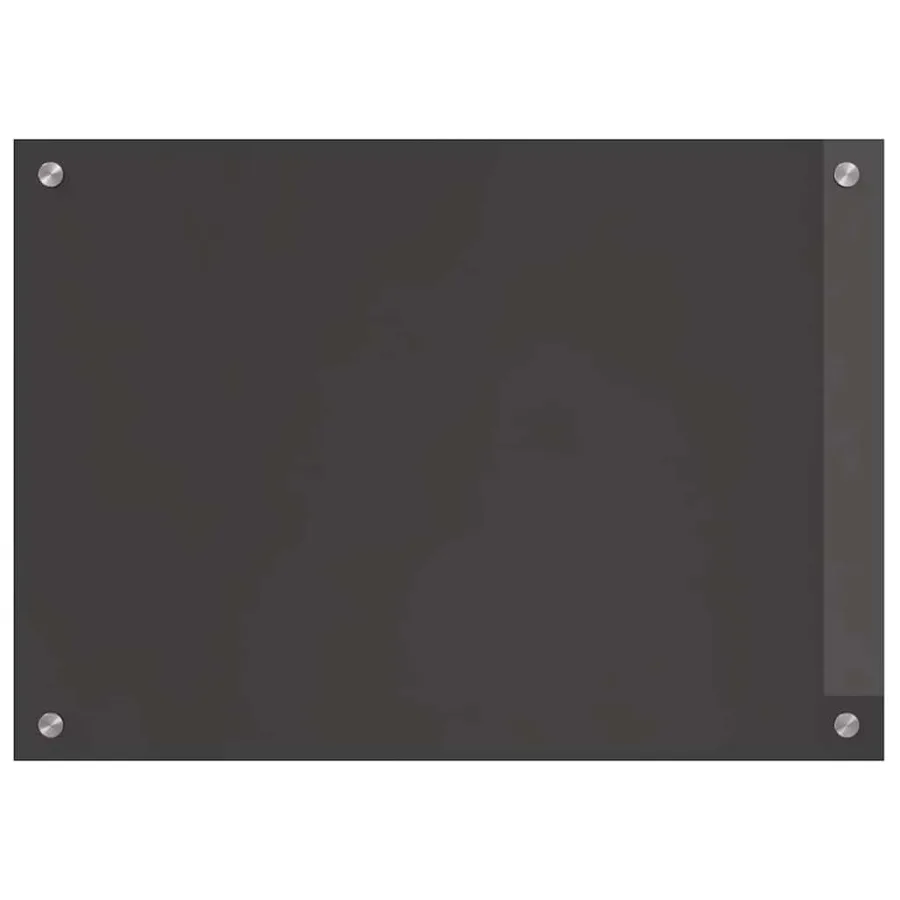 Crédence de cuisine 2 pcs Gris foncé 70 x 50 cm verre trempé - 4