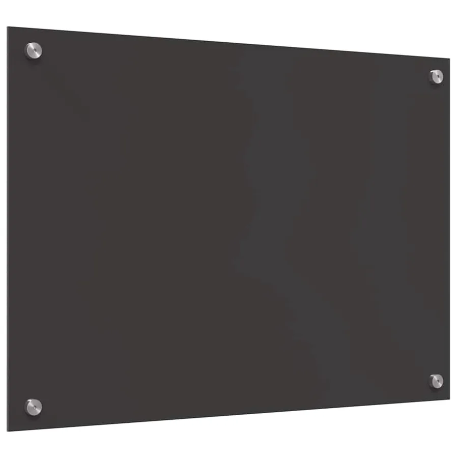 Crédence de cuisine 2 pcs Gris foncé 70 x 50 cm verre trempé - 6