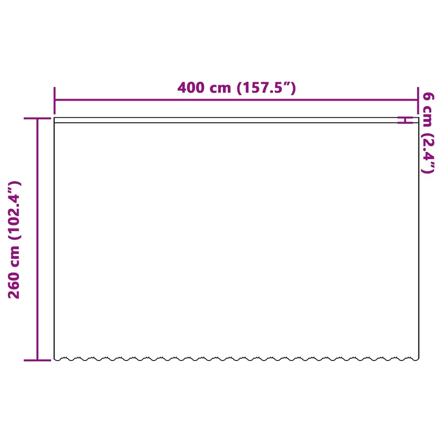 Rideau en Dentelle Floral Blanc 260 x 400 cm Polyester - 8