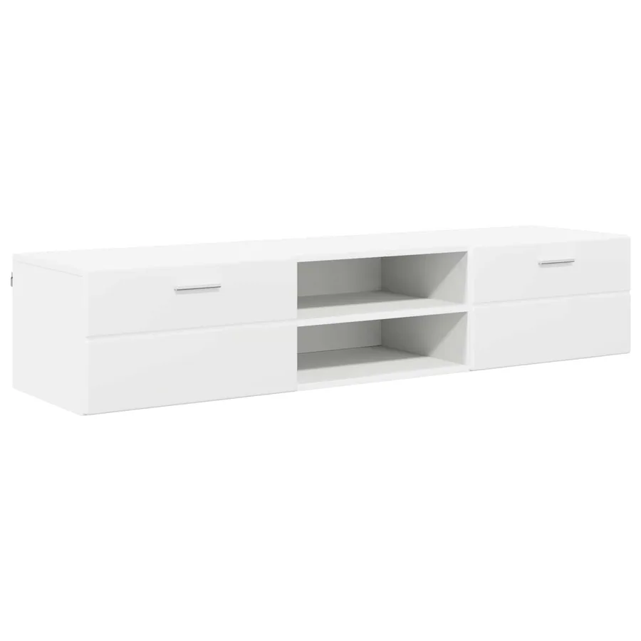 Cabinet en Bois Blanc 150 x 39 x 30 cm Bois d'ingénierie - 2