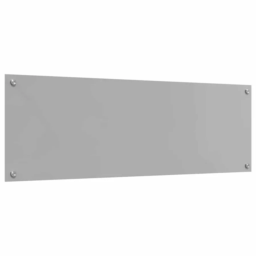 Crédence de cuisine 2 pcs Gris clair 120 x 40 cm verre trempé - 6