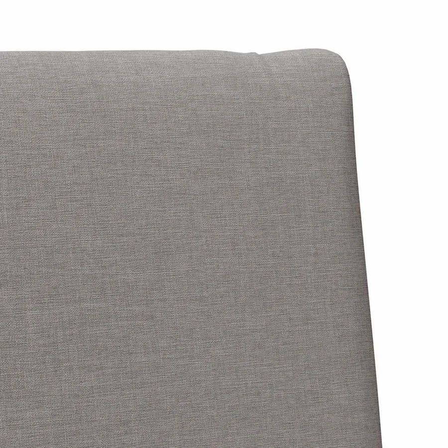 Tête de lit capitonnée Taupe 80 cm Pin massif - 7