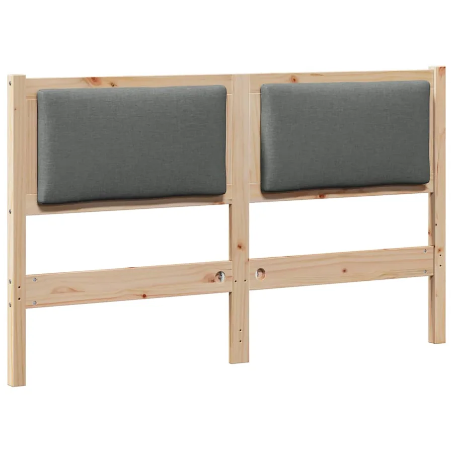 Tête de lit Autre Marron 140 cm Bois massif en pin - 2
