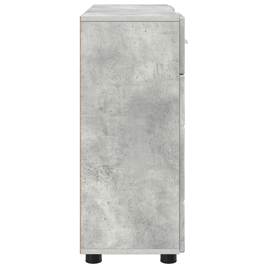 Cabinet en Bois avec tiroir Gris béton 88,5 x 30,5 x 73 cm - 7