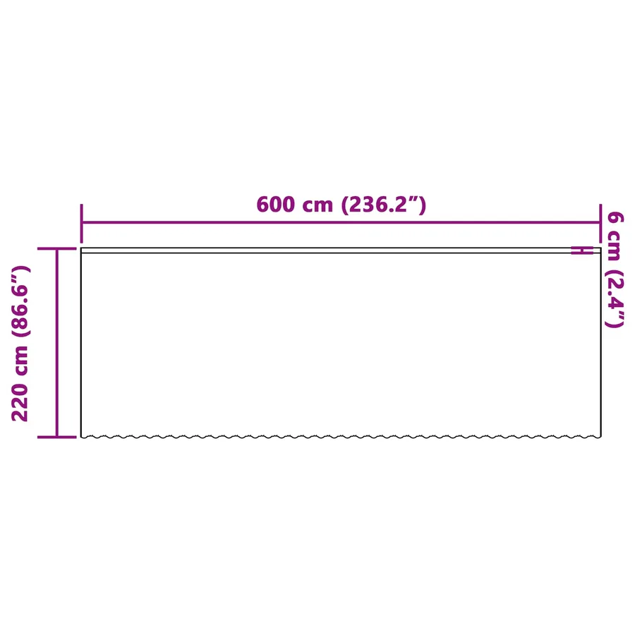 Rideau en Dentelle Floral Blanc 220 x 600 cm Polyester - 8