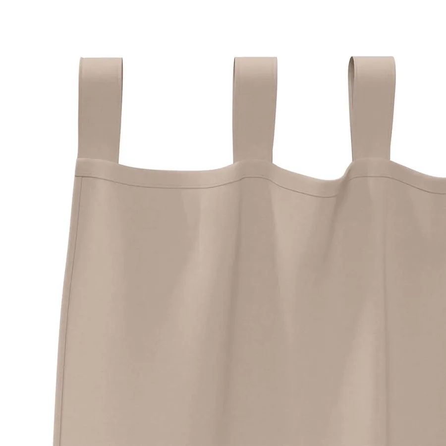 Rideaux occultants avec anneaux 2 pcs Taupe 175 x 140 cm - 5