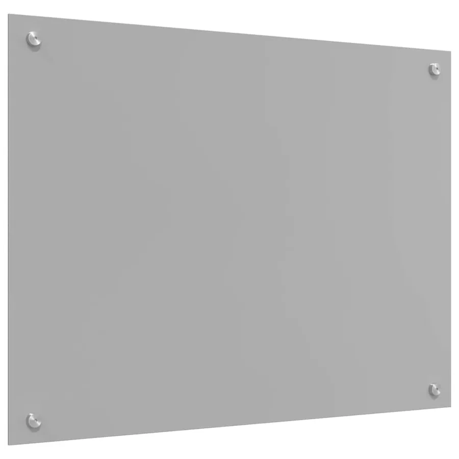 Crédence de cuisine 2 pcs Gris clair 80 x 50 cm verre trempé - 6
