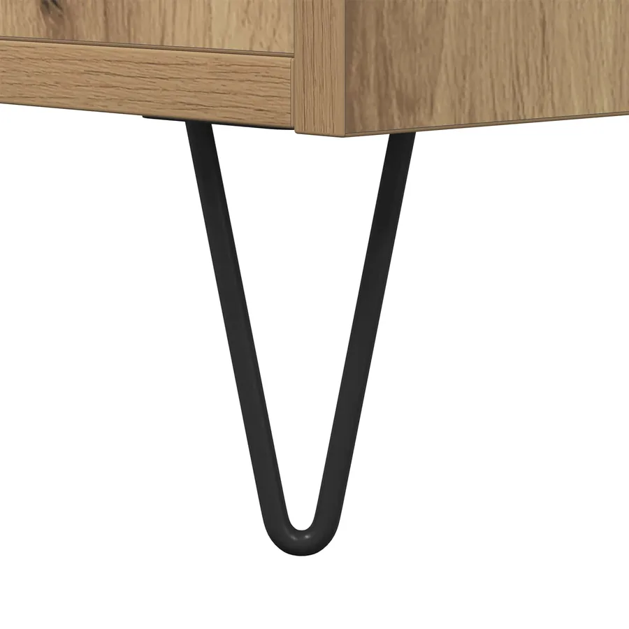 Table basse Chêne artisanal 102 x 44,5 x 50 cm - 10