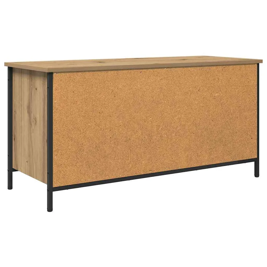 Meuble TV 100 x 40 x 50 cm Chêne artisanal Bois d'ingénierie - 7