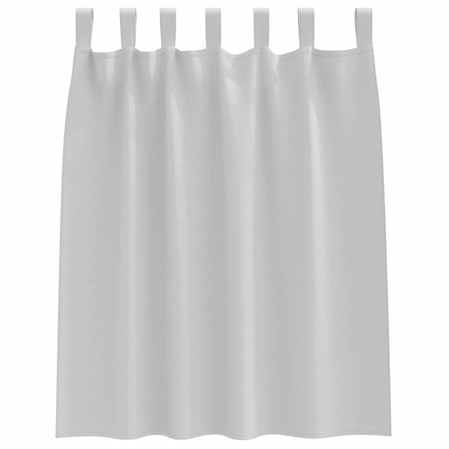 Rideaux occultants avec anneaux 2 pcs Gris clair 140 x 140 cm - 4