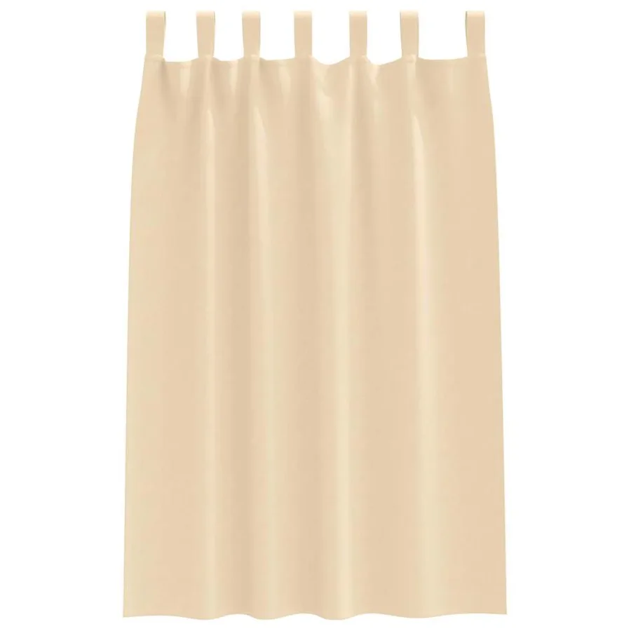 Rideaux occultants avec anneaux 2 pcs Crème 175 x 140 cm - 4