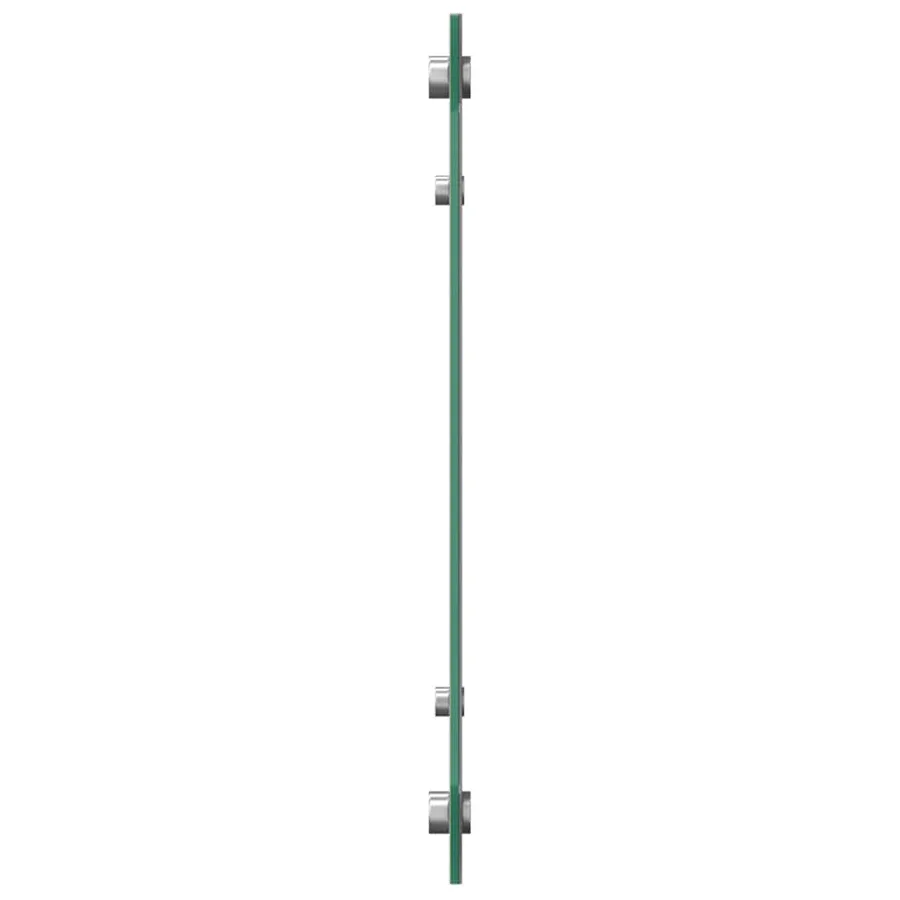 Crédence de cuisine 2 pcs Gris foncé 100 x 40 cm verre trempé - 5