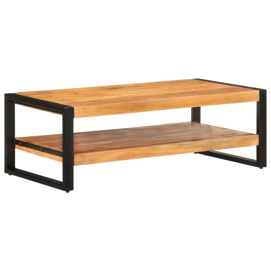 Table basse 120x60x40 cm Bois d'acacia massif - 8