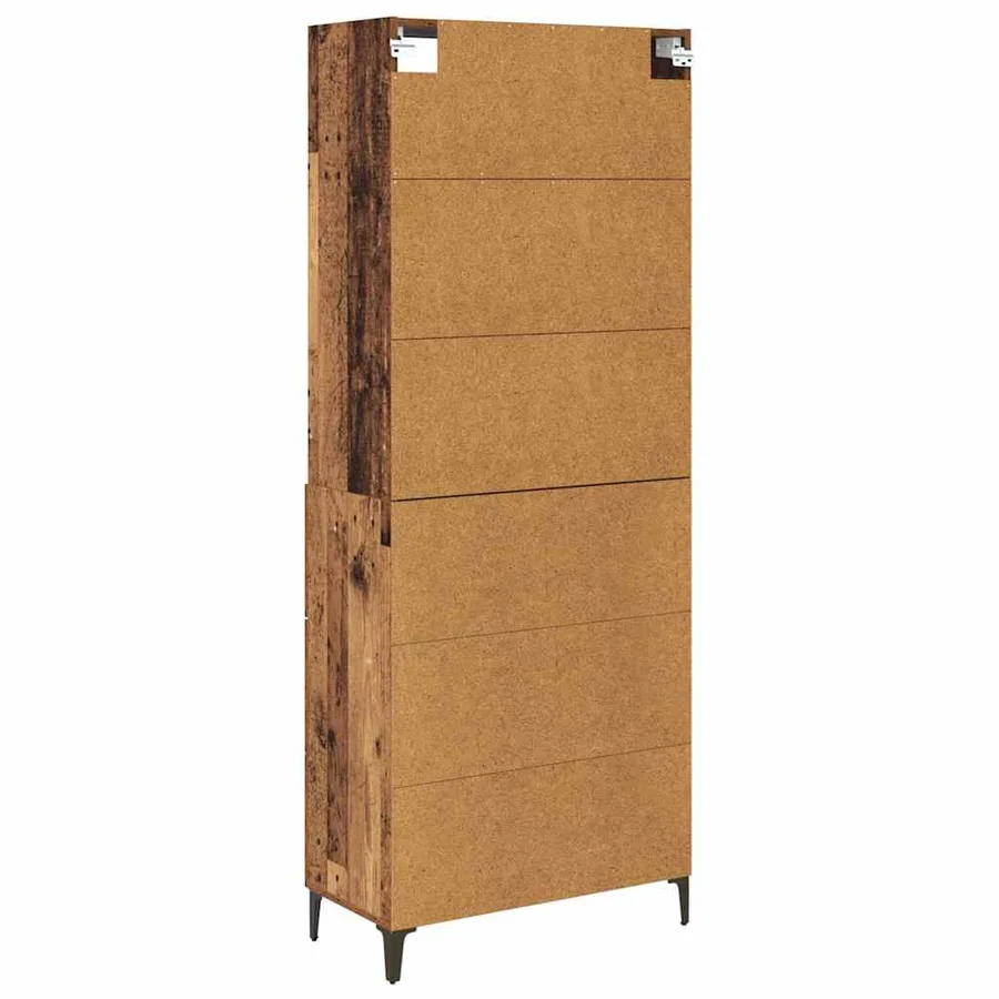 Haut Armoire Bois Ancien 69,5 x 34 x 180 cm Bois d'ingénierie - 8