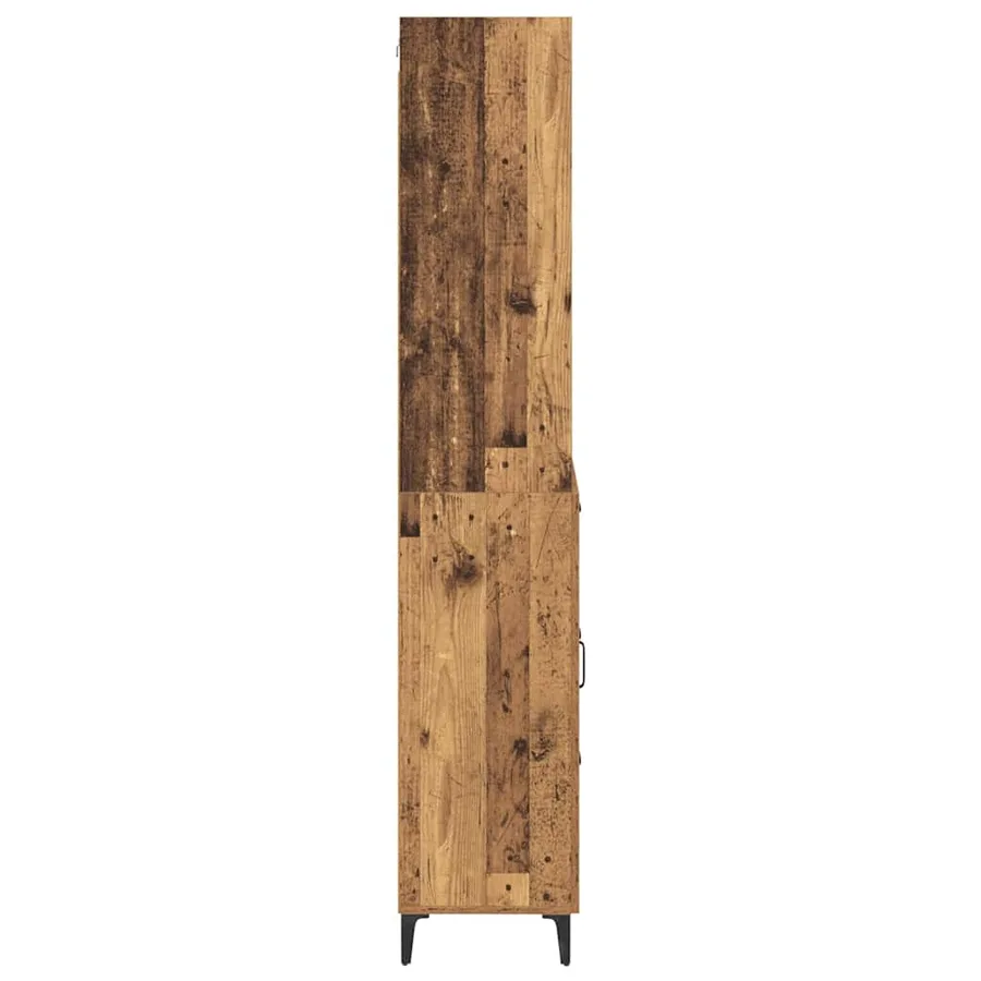 Haut Armoire Bois Ancien 69,5 x 34 x 180 cm Bois d'ingénierie - 9