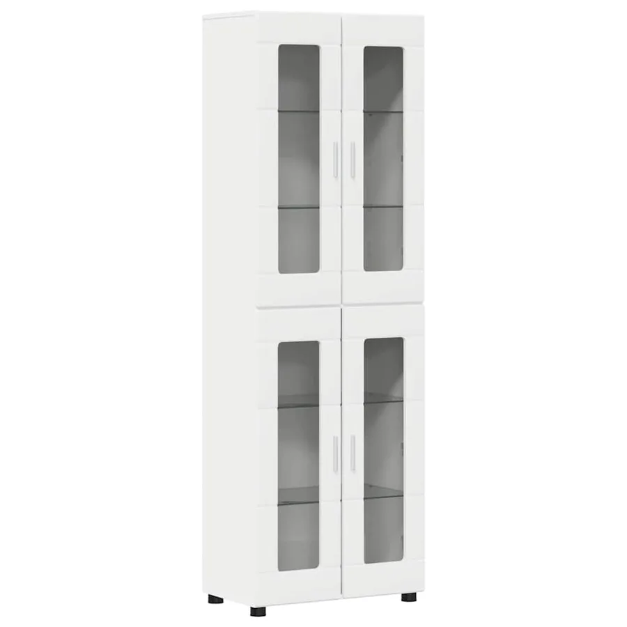 Ensemble meuble TV FLORIN 3 pcs Blanc Bois d'ingénierie - 7