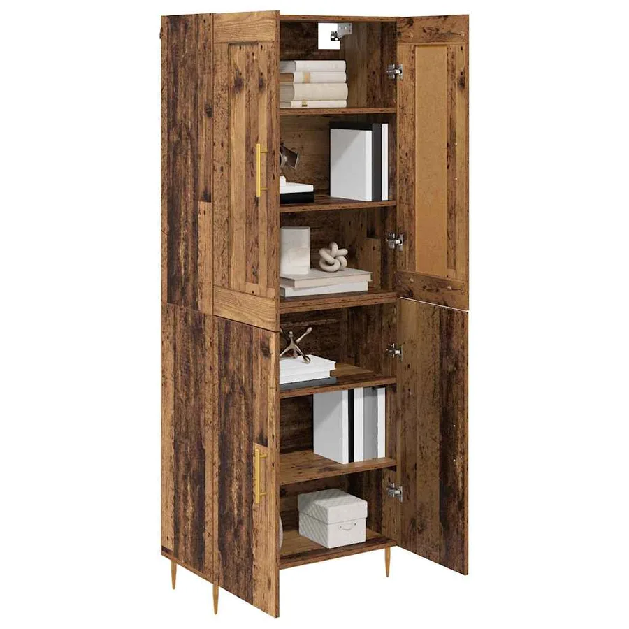Haut Armoire Bois Ancien 69,5 x 34 x 180 cm Bois d'ingénierie - 3