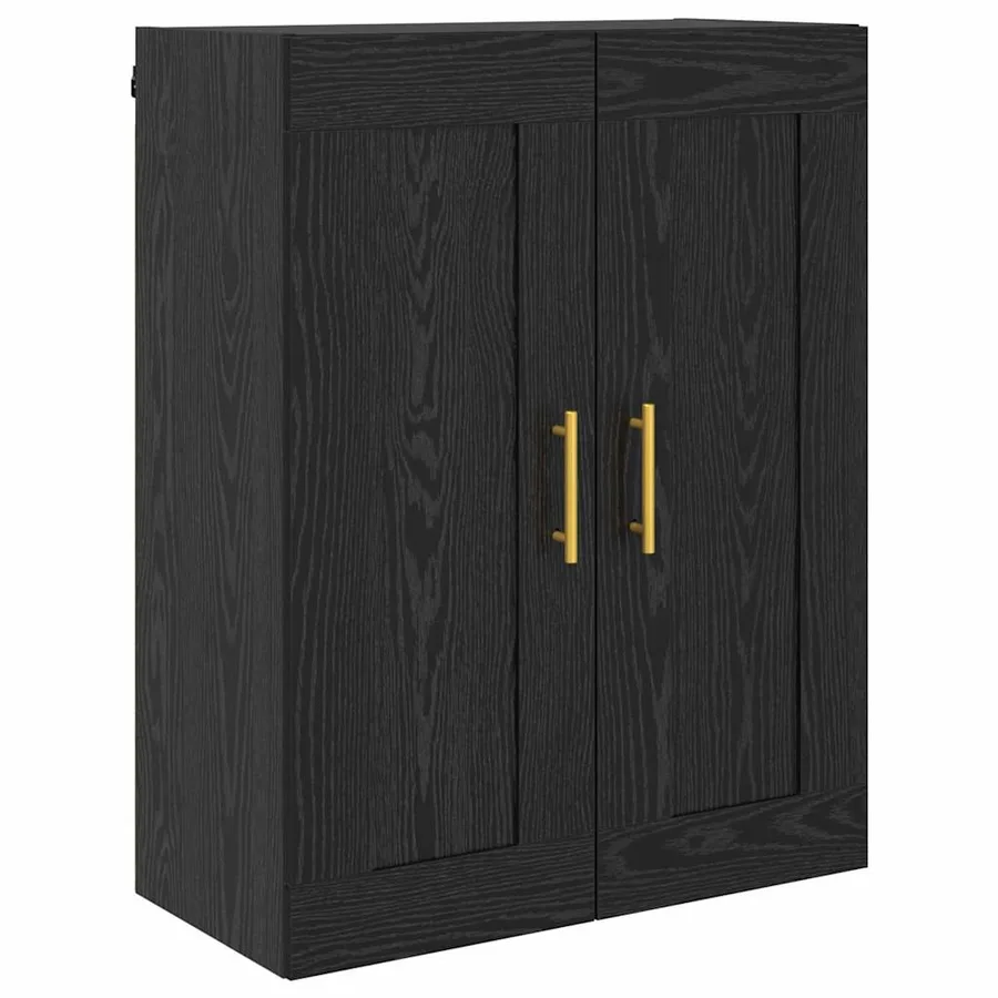 Meuble mural Montage mural 2 pcs Chêne noir 69,5 x 34 x 90 cm - 7