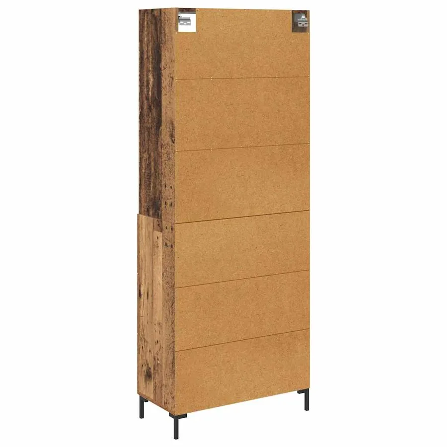 Haut Armoire Bois ancien 69,5 x 34 x 180 cm Bois d'ingénierie - 8