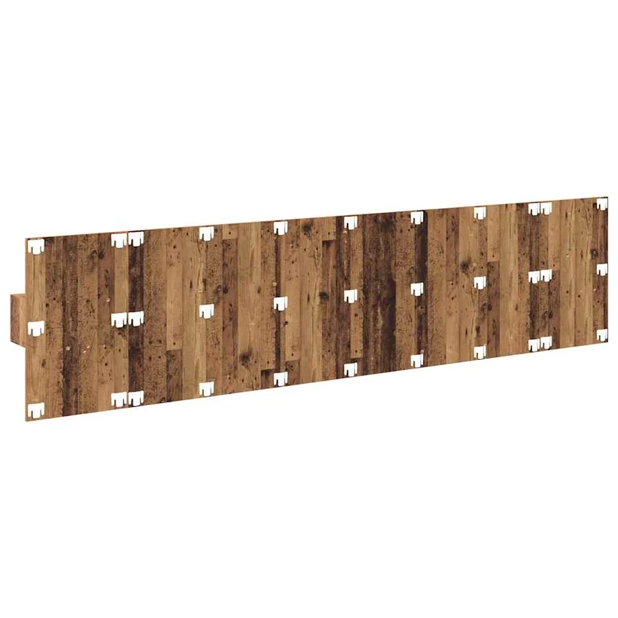 Tête de lit avec armoire 3 pcs Bois Ancien Bois d'ingénierie - 9