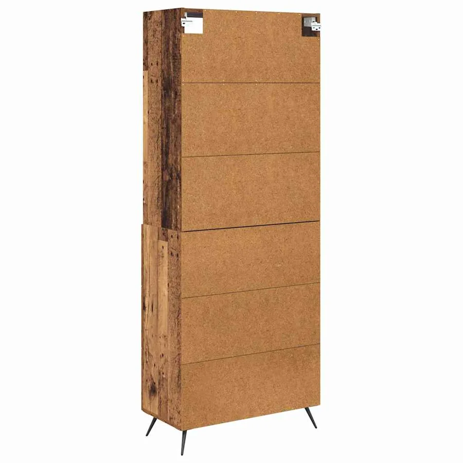 Haut Armoire Bois Ancien 69,5 x 34 x 180 cm Bois d'ingénierie - 10
