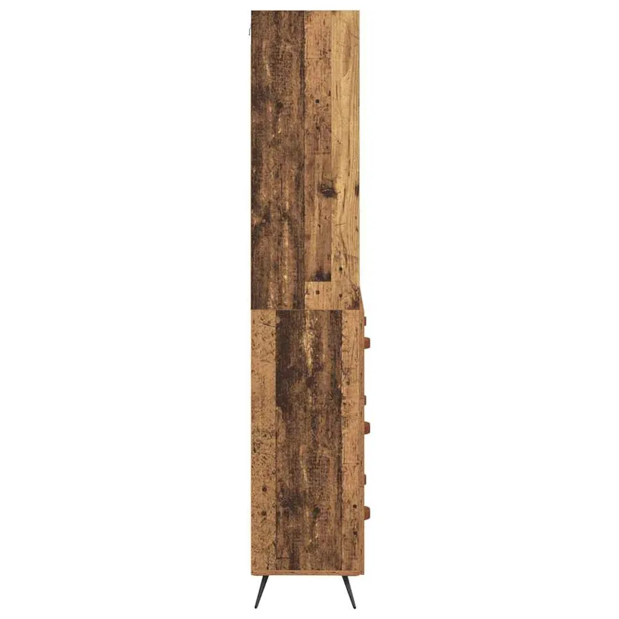 Haut Armoire Bois Ancien 69,5 x 34 x 180 cm Bois d'ingénierie - 9