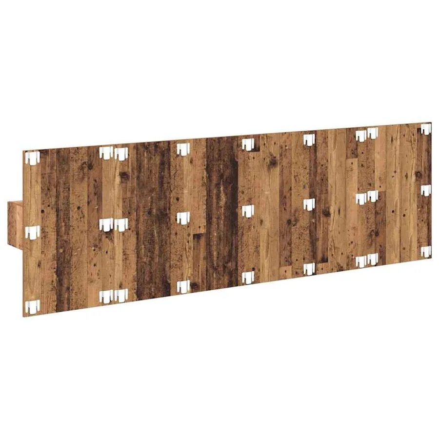 Tête de lit avec armoire 3 pcs Bois Ancien Bois d'ingénierie - 9