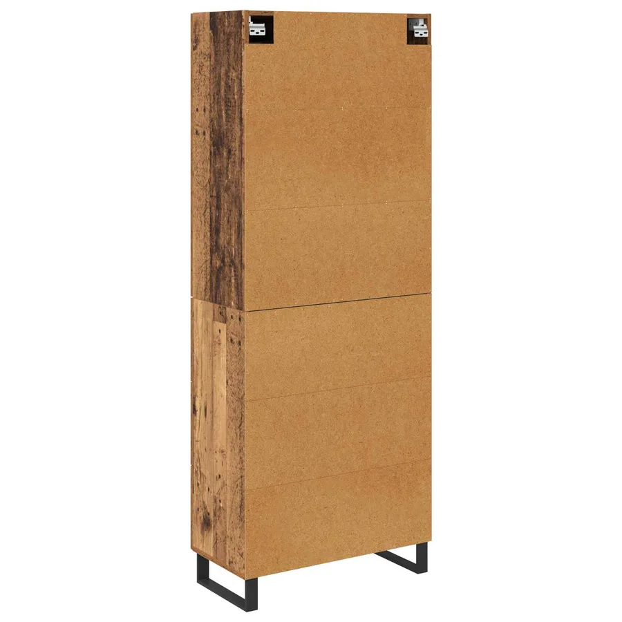 Haut Armoire Bois ancien 69,5 x 34 x 180 cm Bois d'ingénierie - 8