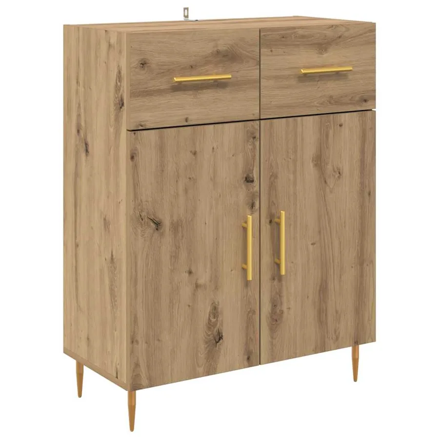 Haut Armoire Chêne artisanal 69,5 x 34 x 180 cm - 6
