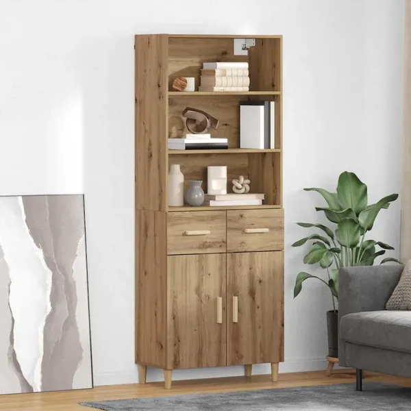 Haut Armoire Chêne artisanal 69,5 x 34 x 180 cm