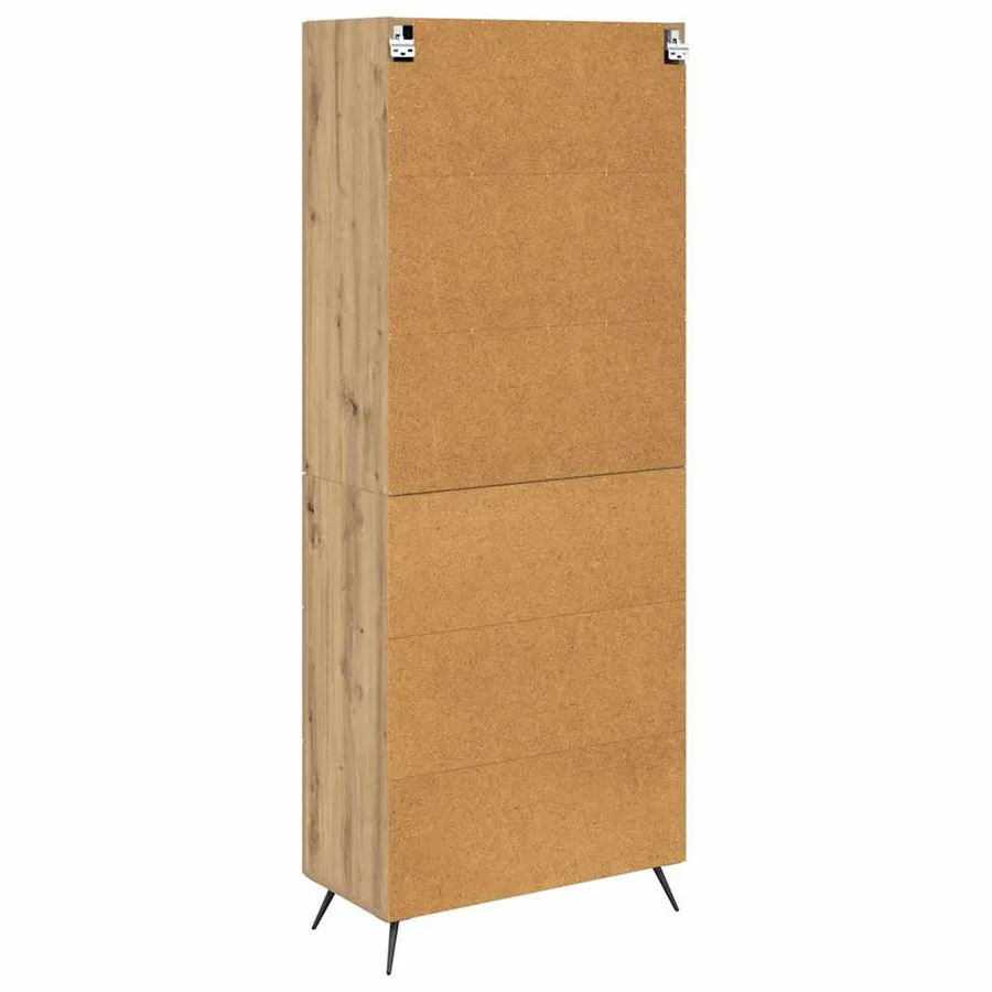 Haut Armoire Chêne artisanal 69,5 x 34 x 180 cm - 10