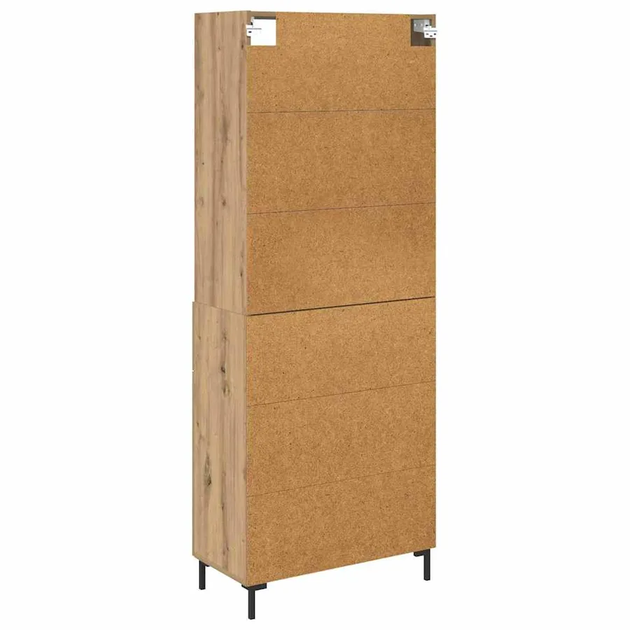 Haut Armoire Chêne artisanal 69,5 x 34 x 180 cm - 10