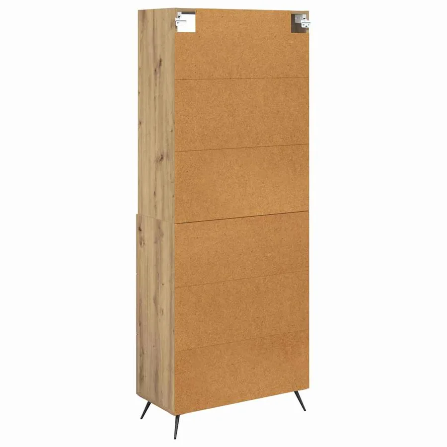Haut Armoire Chêne artisanal 69,5 x 34 x 180 cm - 8