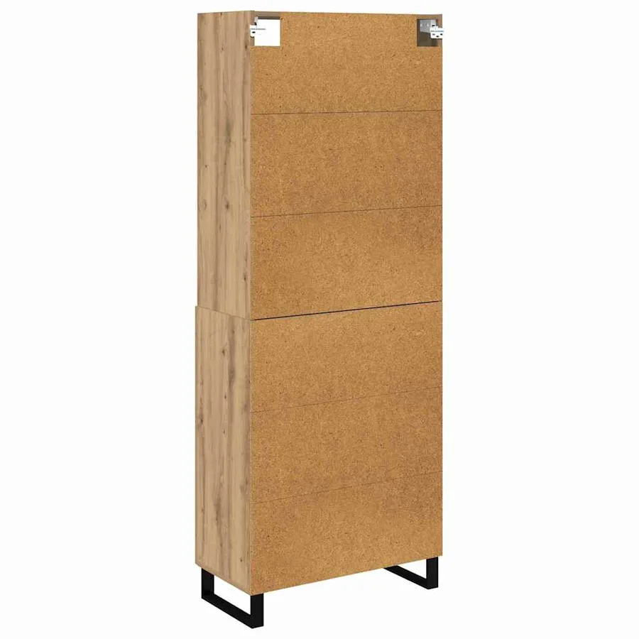 Haut Armoire 2 pcs Chêne artisanal 69,5 x 34 x 180 cm - 10