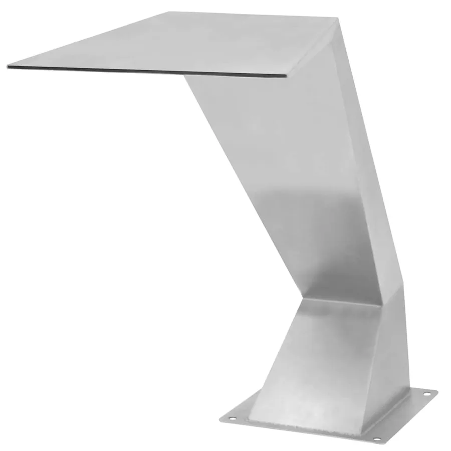 Fontaine d'étang Acier inoxydable 64 x 30 x 52 cm Argenté - 2