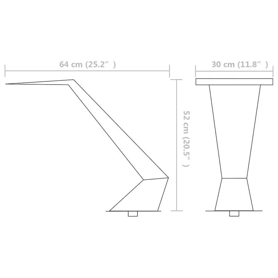 Fontaine d'étang Acier inoxydable 64 x 30 x 52 cm Argenté - 9