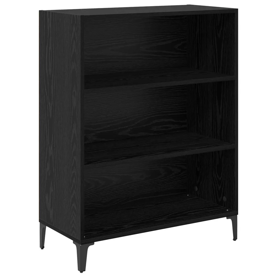 Haut Armoire Chêne noir 69,5 x 34 x 180 cm Bois d'ingénierie - 6