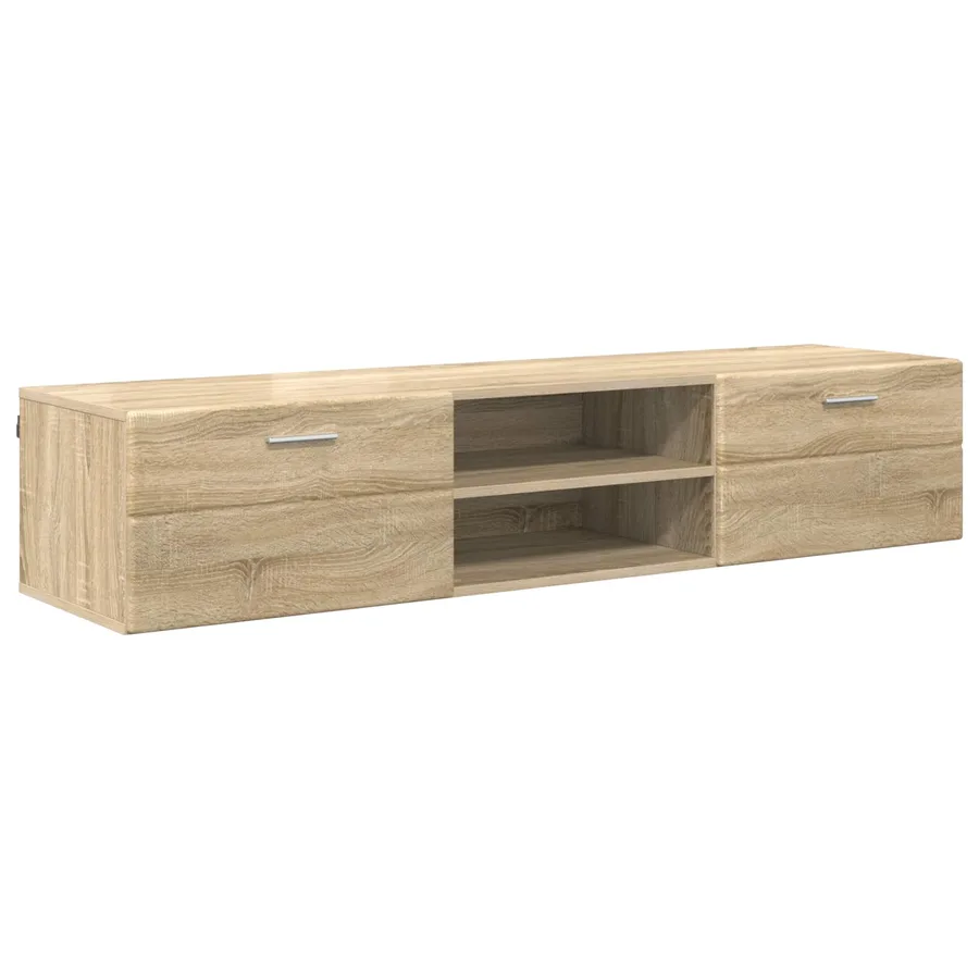 Cabinet en Bois Chêne Sonoma 150 x 39 x 30 cm Bois d'ingénierie - 2
