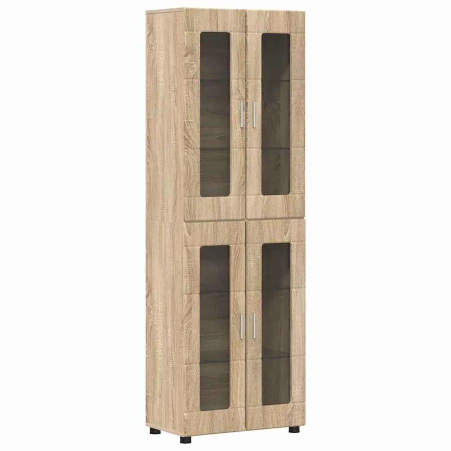 Ensemble meuble TV FLORIN 3 pcs Chêne Sonoma Bois d'ingénierie - 7
