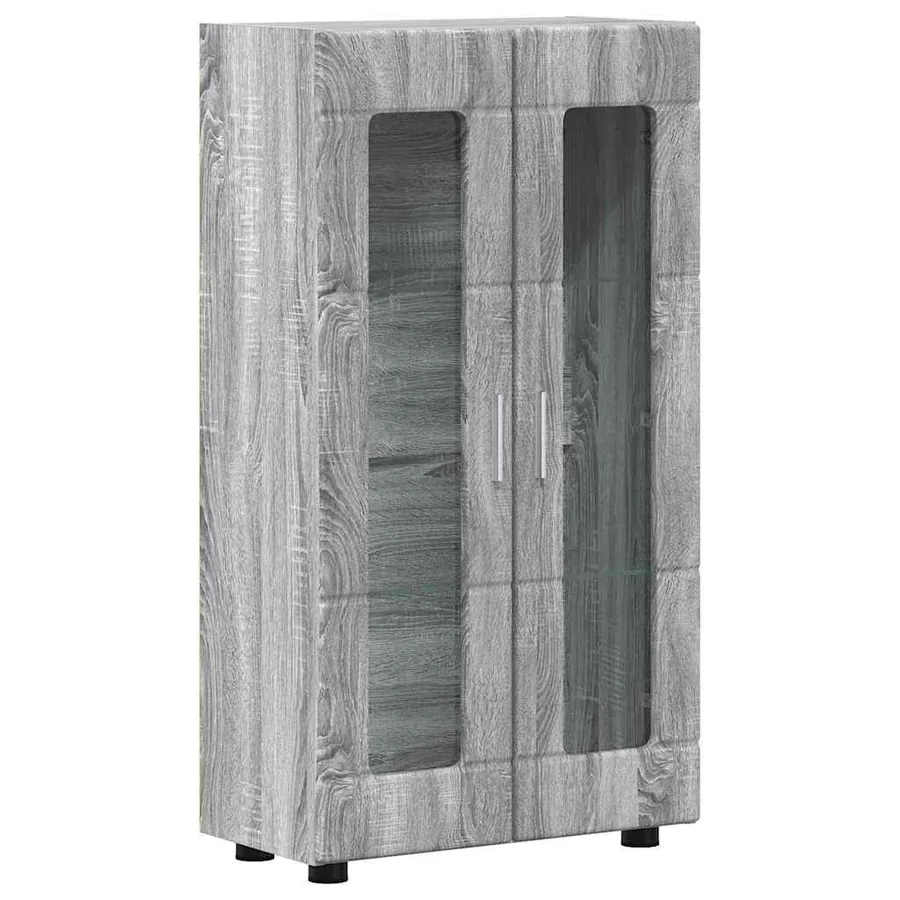 Ensemble meuble TV FLORIN 3 pcs Gris Sonoma Bois d'ingénierie - 6