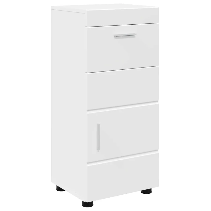 Ensemble d'armoire de salle de bain avec tiroir TULUM Blanc - 2