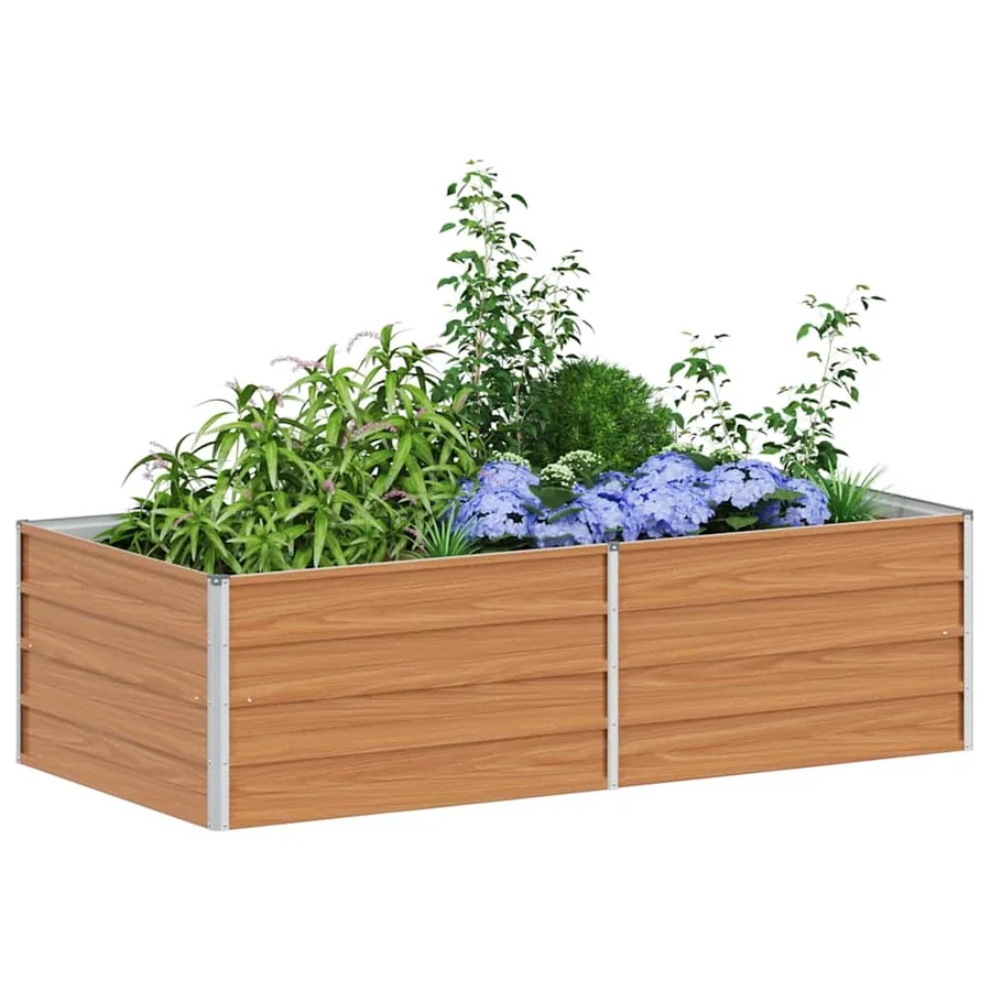 Jardinière surélevée Marron Clair 160 x 80 x 45 cm - 3