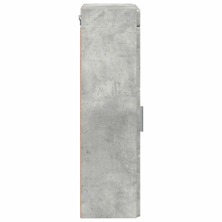 Armoire murale de salle de bain avec étagère TULUM Gris béton - 7