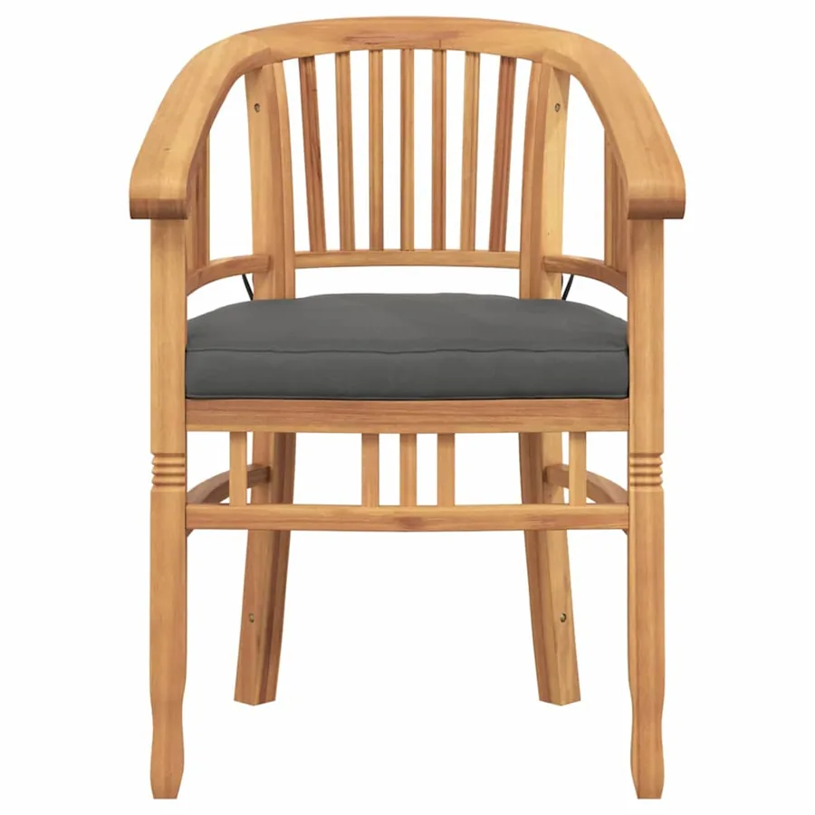 Chaise 2 pcs Marron 63 x 58 x 89 cm Bois de teck massif - 6