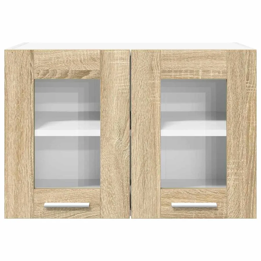 Armoire suspendue avec porte 2 pcs Chêne Sonoma 60 x 31 x 40 cm - 7