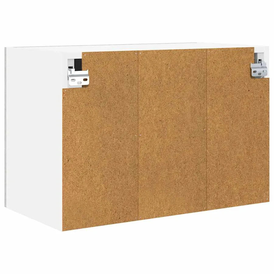 Armoire suspendue avec porte 2 pcs Gris béton 60 x 31 x 40 cm - 9