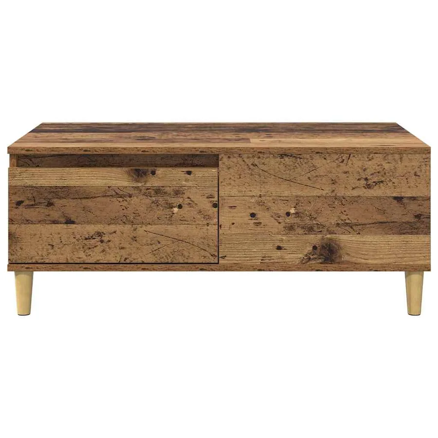 Table basse Bois Ancien 90 x 50 x 35 cm Bois d'ingénierie - 6