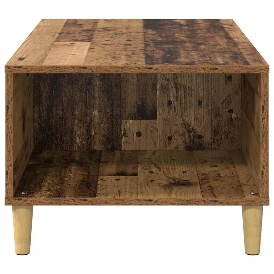 Table basse Bois Ancien 90 x 50 x 35 cm Bois d'ingénierie - 7
